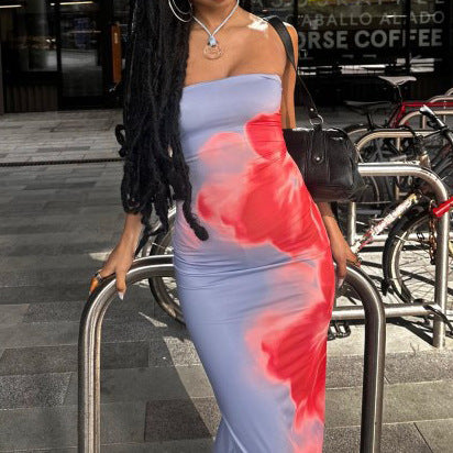 Slim Summer Sexy Pint Party Beach Dresses