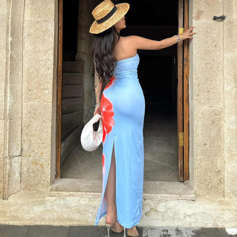 Slim Summer Sexy Pint Party Beach Dresses