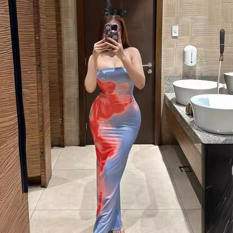 Slim Summer Sexy Pint Party Beach Dresses