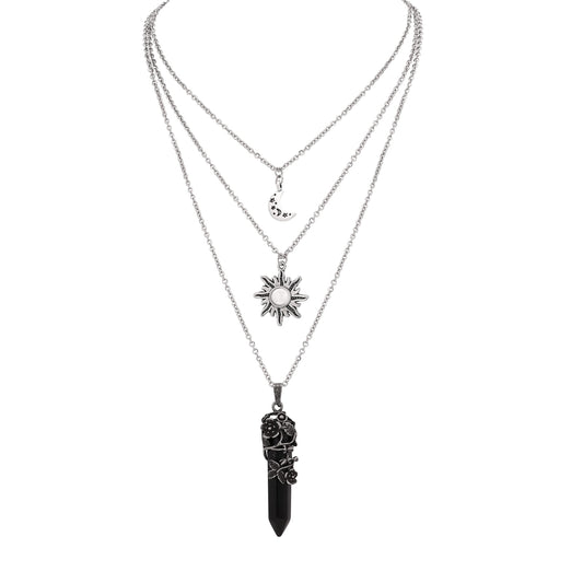Sacina Gothic Crescent Moon Choker