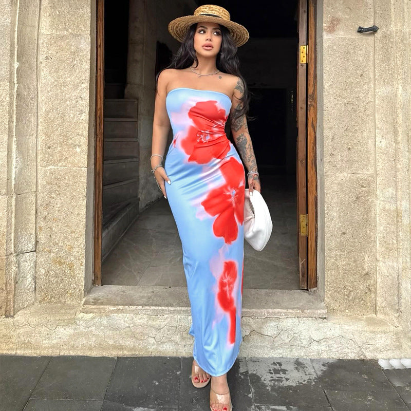 Slim Summer Sexy Pint Party Beach Dresses