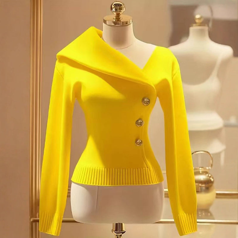 Womens Off Shoulder Y2K Long Sleeve Top