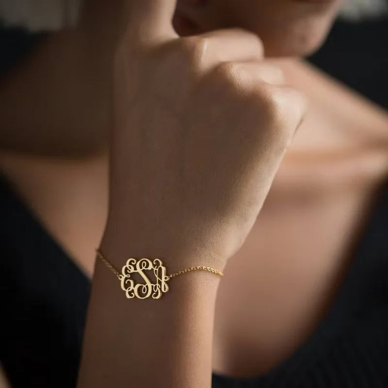 Fashion Custom Monogram Bracelet for Women