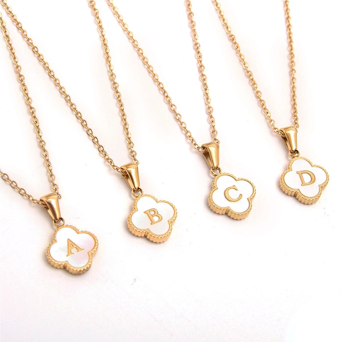 Clover Custom Name Necklace Personalized Fashion