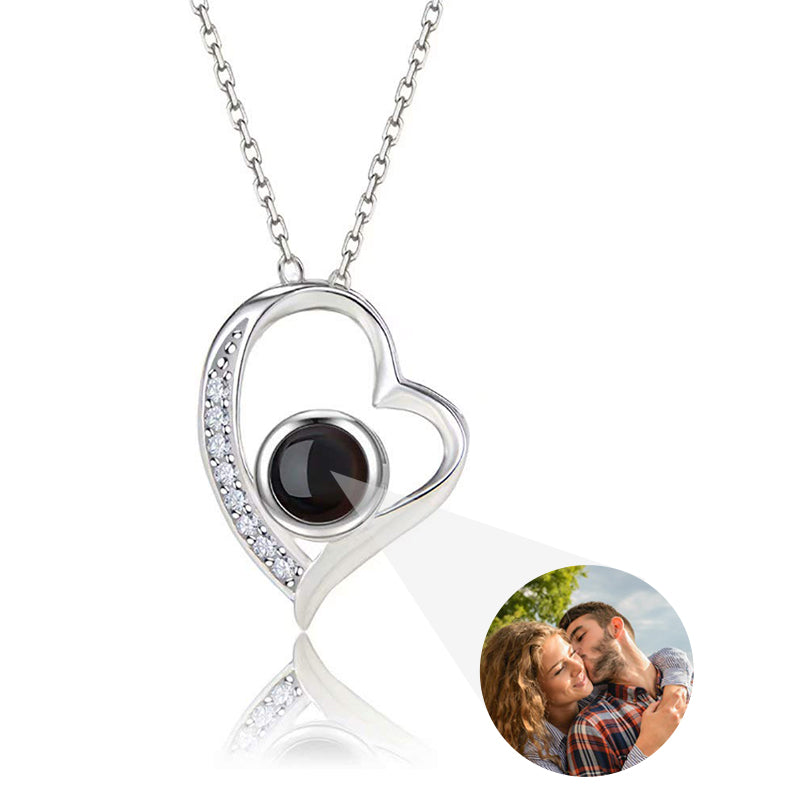 Custom Photo Projection Necklace with Picture Inside