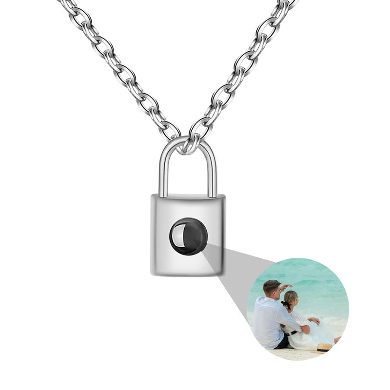 Custom Photo Projection Necklace with Picture Inside