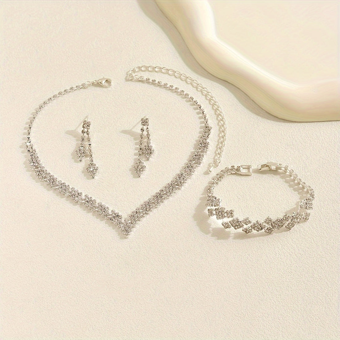 Elegant Zirconia Jewelry Set