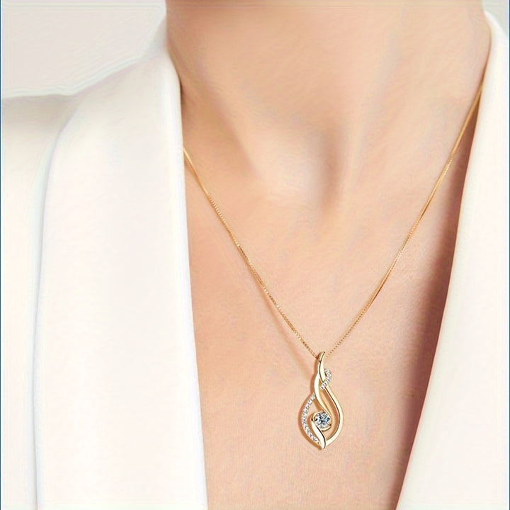 925 Silver Moissanite Pendant Necklace