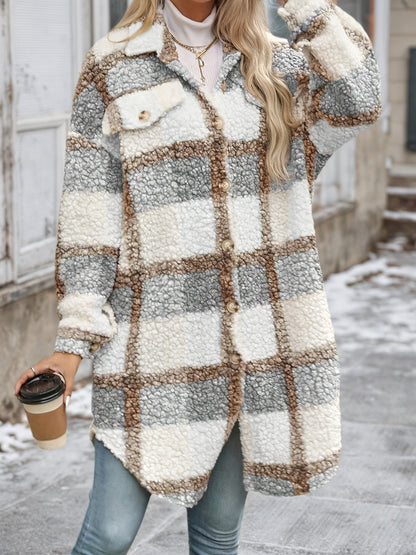 Womens Winter Fur Coat Jacket