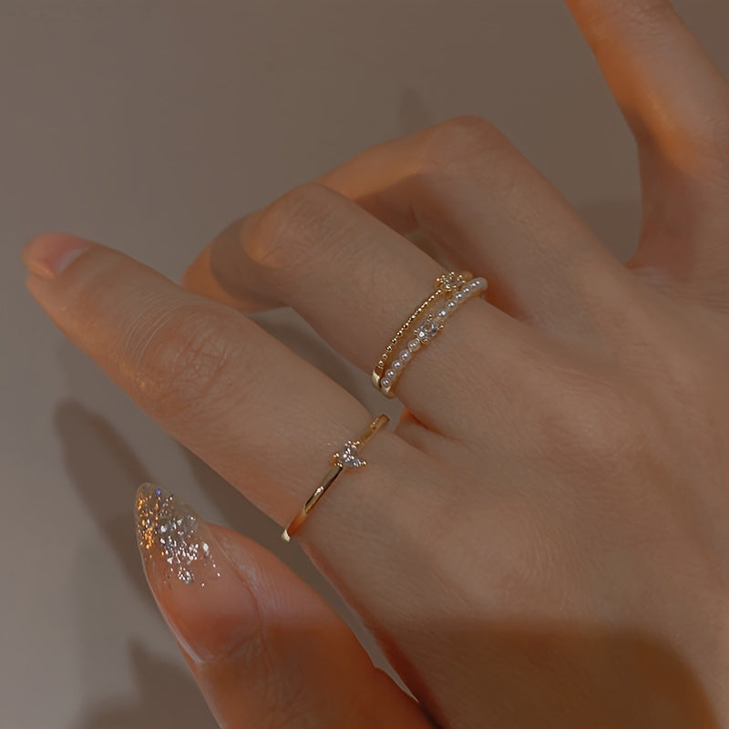 3pcs Elegant Stacking Rings