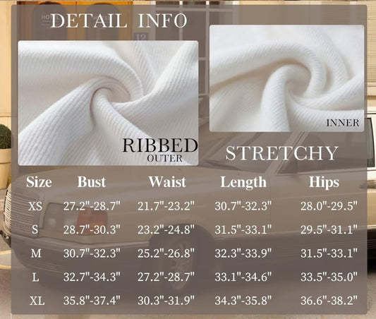 VICHYIE Women Mock Neck Ribbed Bodycon Dress Long Sleeve Mini Pencil Dresses