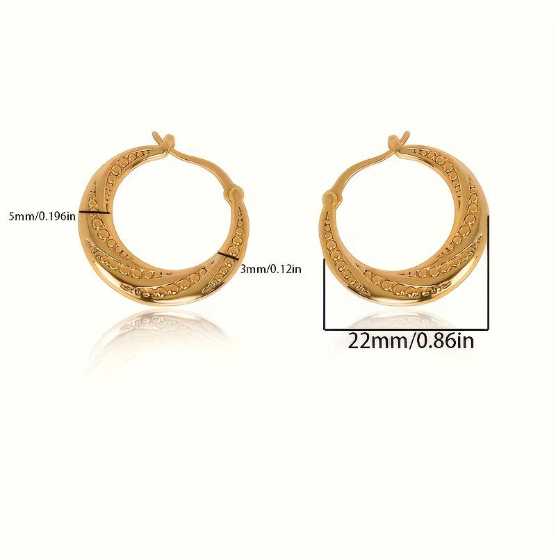 High-Quality 925 Silver Gold-Plated Bead Earrings