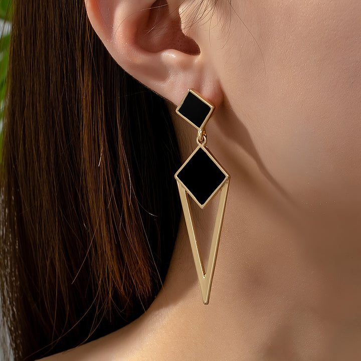 Elegant Geometric Dangle Earrings