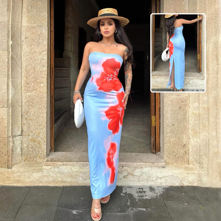 Slim Summer Sexy Pint Party Beach Dresses