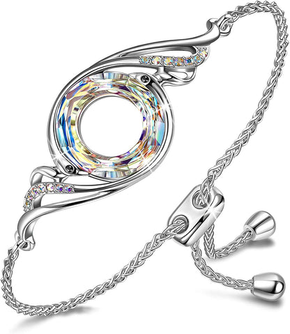Rise From the Ashes Phoenix Bracelet Made with Crystals