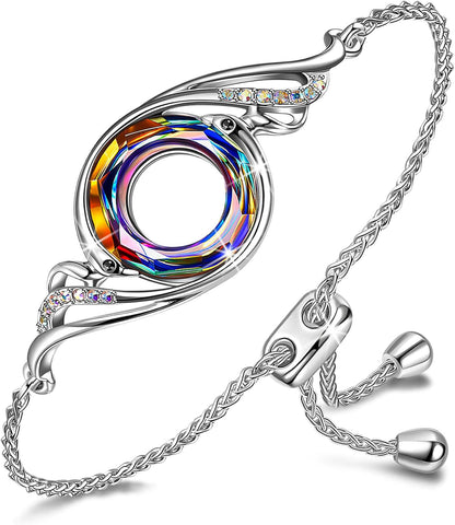 Rise From the Ashes Phoenix Bracelet Made with Crystals