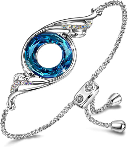 Rise From the Ashes Phoenix Bracelet Made with Crystals