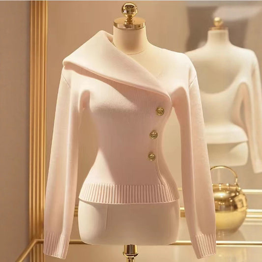 Womens Off Shoulder Y2K Long Sleeve Top