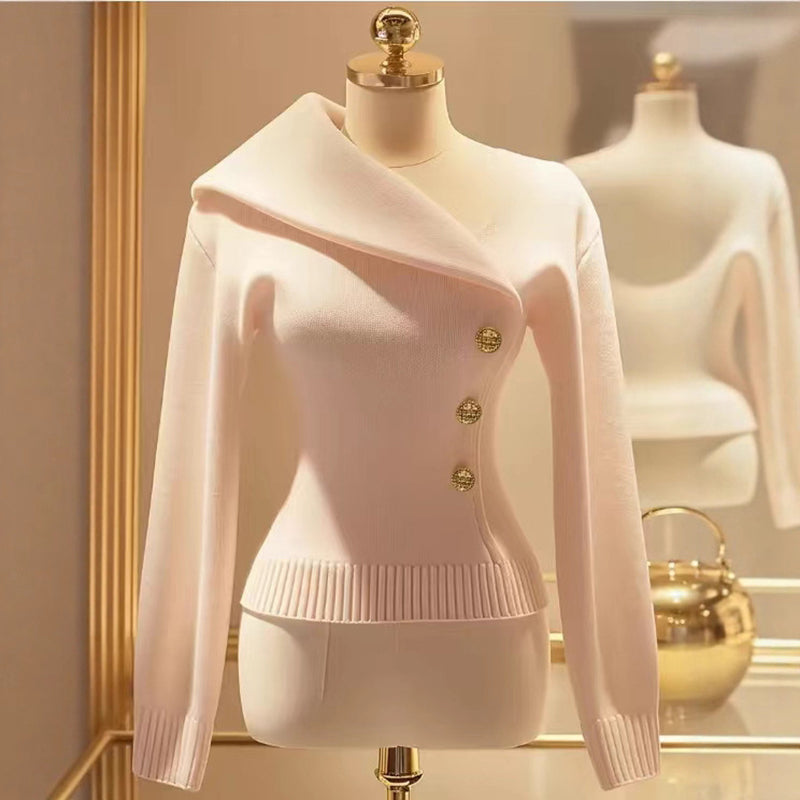 Womens Off Shoulder Y2K Long Sleeve Top