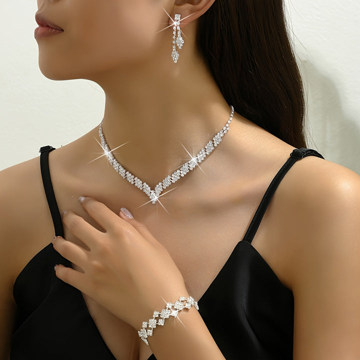 Elegant Zirconia Jewelry Set