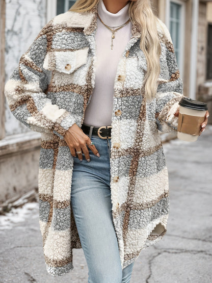 Womens Winter Fur Coat Jacket