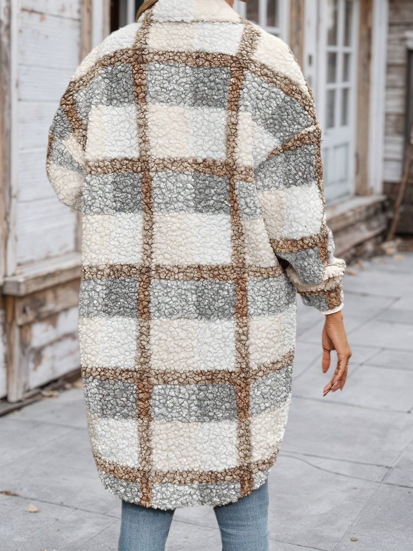 Womens Winter Fur Coat Jacket