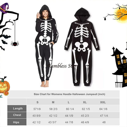 Parent-child Party Scary Skulls Cosplay Suits Luminous Skeleton Shape Costumes for Kids Adults Families Halloween Cos Clothing