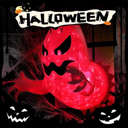 1Pc 1.4m Halloween Ghost Scary Inflatable Giant Blow Up Foldable Phantom Unique Coming Party Outside Yard Garden Lawn Decor Prop