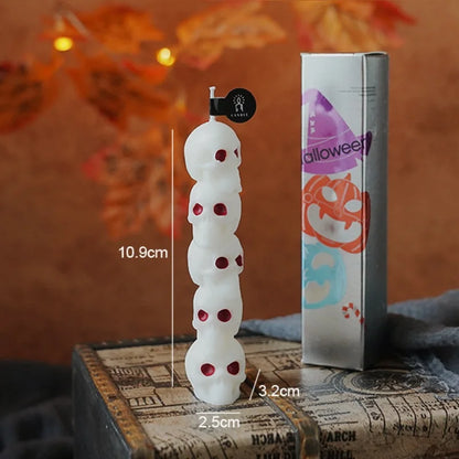 Halloween Aromatherapy Candles Spooky Skull Bone Fingers Pumpkin Candle 3D Flame Candles Festival Home Decoration Gifts