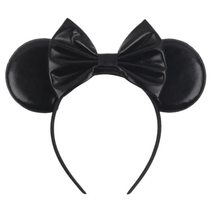 Disney Witch Bat Skeleton Ear Headband For Adults Kids Cosplay Halloween Hairband Women Girls Ghost Bows Party Hair Accessories