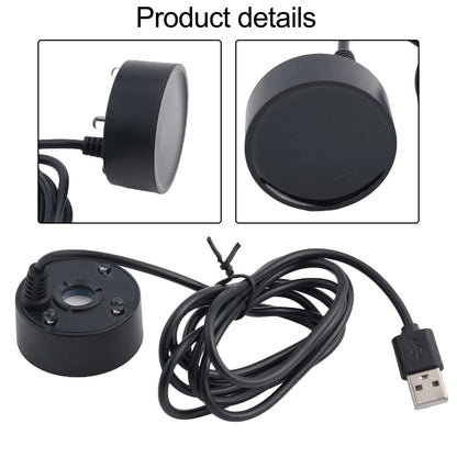 5V USB Mist Maker Fogger With Fog Maker Machine LED Colorful Lights Small Rockery Water Fish Tank Landscape Spray