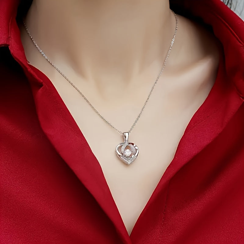 S925 Sterling Silver Moissanite Pendant Necklace