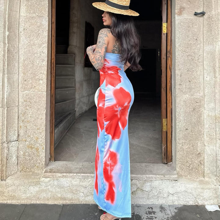 Slim Summer Sexy Pint Party Beach Dresses