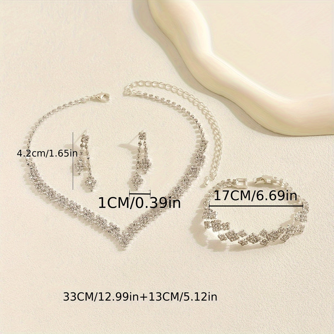 Elegant Zirconia Jewelry Set