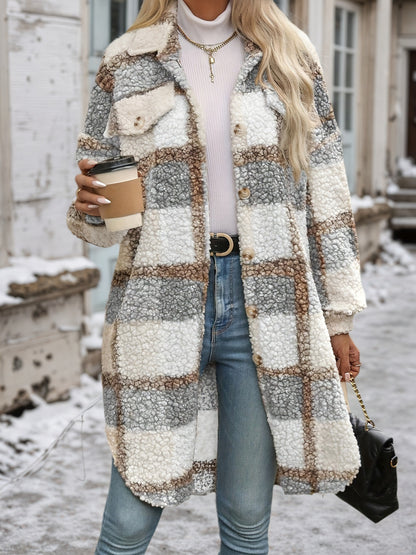 Womens Winter Fur Coat Jacket