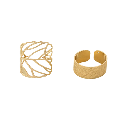 2pcs Exquisite Boho Stacking Rings