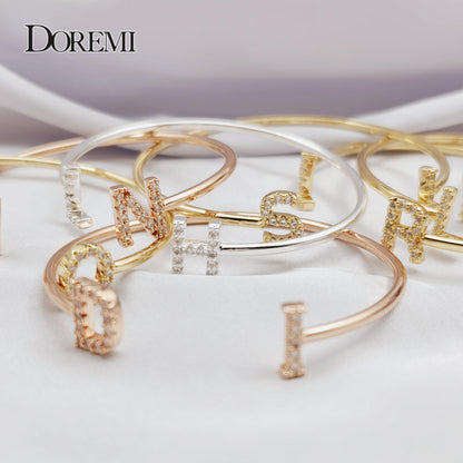 DOREMI Custom Letter Bracelet Baby bangle